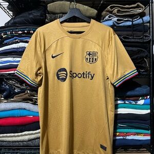 Nike Barcelone Gold Jersey with Black Tag